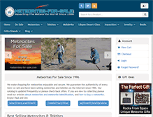 Tablet Screenshot of meteorites-for-sale.com
